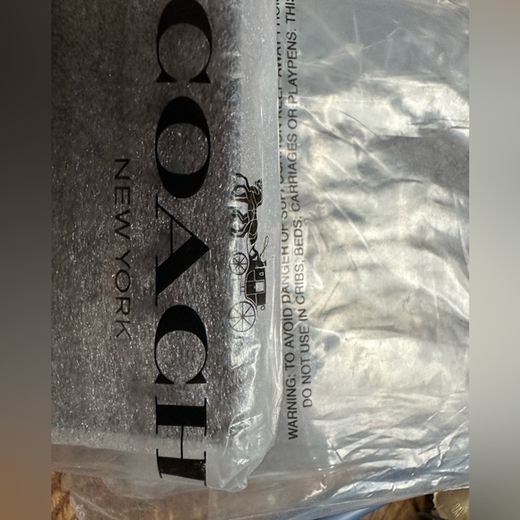 Coach F74991 Tri-Fold Leather Wallet - Dark Saddle New - Picture 2 of 3